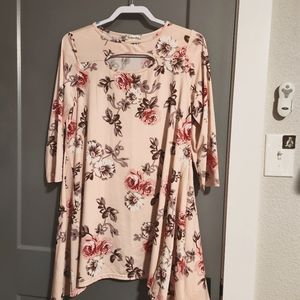 Southern Stitch scarf bottom blouse, size XL